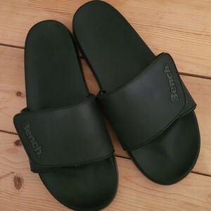 Bench Men's Black Slide Sandals